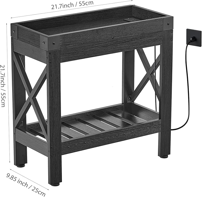 Narrow Side Table, Slim End Table - Image 3