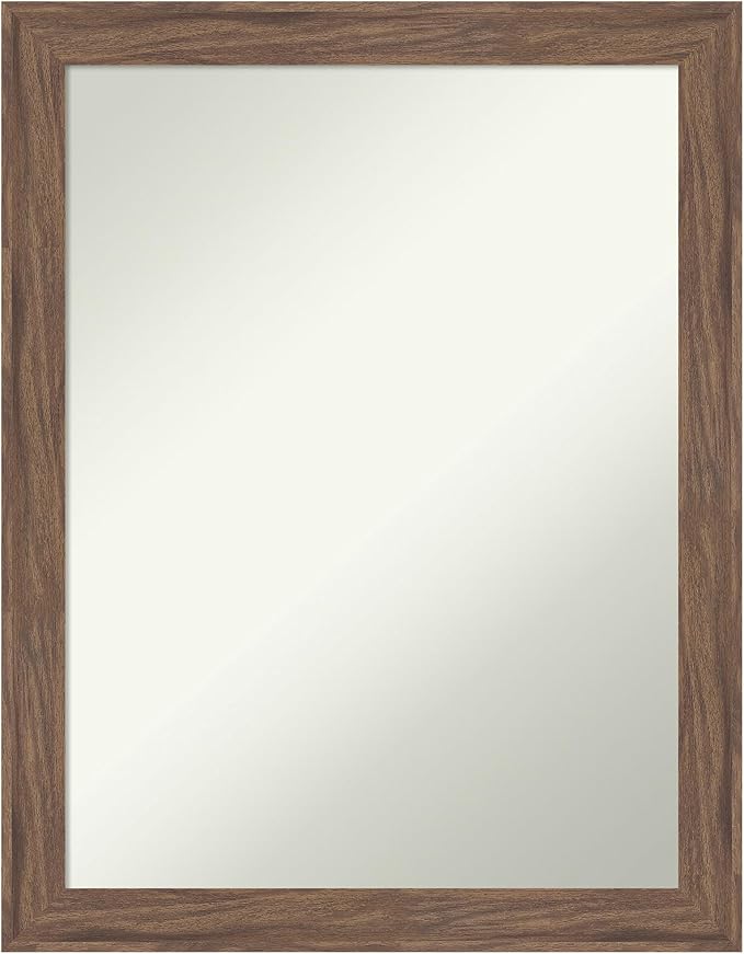 Amanti Art Brown Bathroom Mirror by AmantiArt