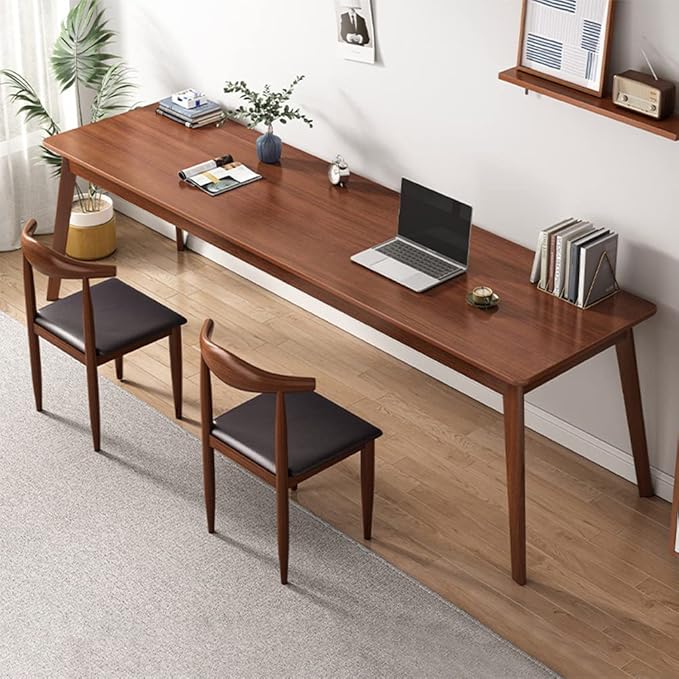 Mid-Century Long Desk Table - Image 6