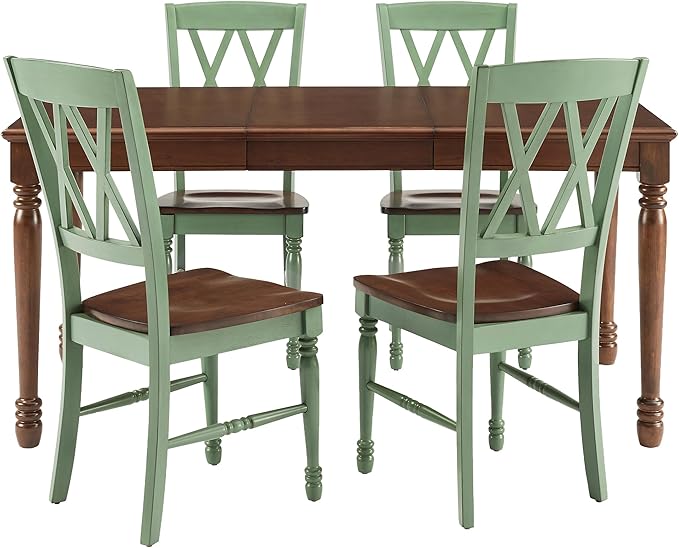 Crosley Furniture Shelby 5-Piece Traditional Dining Table Set - Image 2