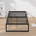 EMODA 14 Inch Narrow Twin Bed Frame 30x75, Heavy Duty Metal Platform No Box by EMODA