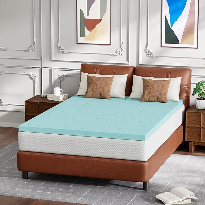 FDW | 8" Full Mattress + 2" Cooling Mattress Topper | Gel Memory Foam | Medium by FDW