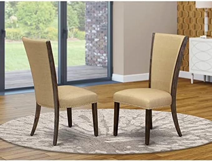 East West Furniture VEP7T03 Verona Parson Dining Chairs - Image 2