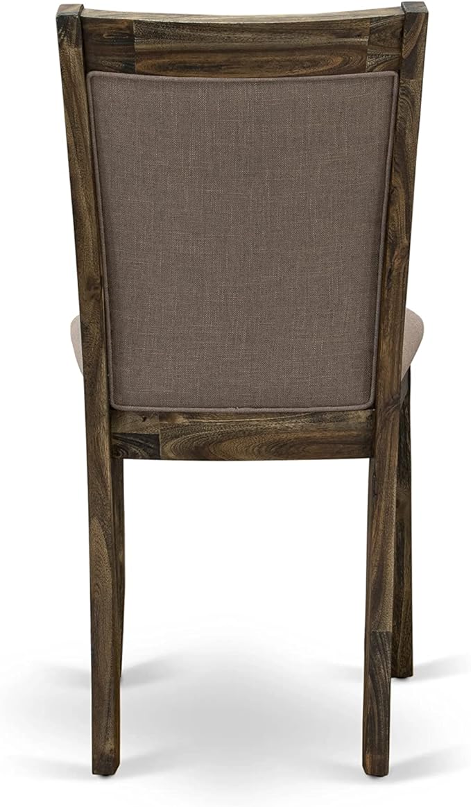 East West Furniture X727MZ748-6 6 Piece Dining Table Set Contains a Rectangle - Image 12