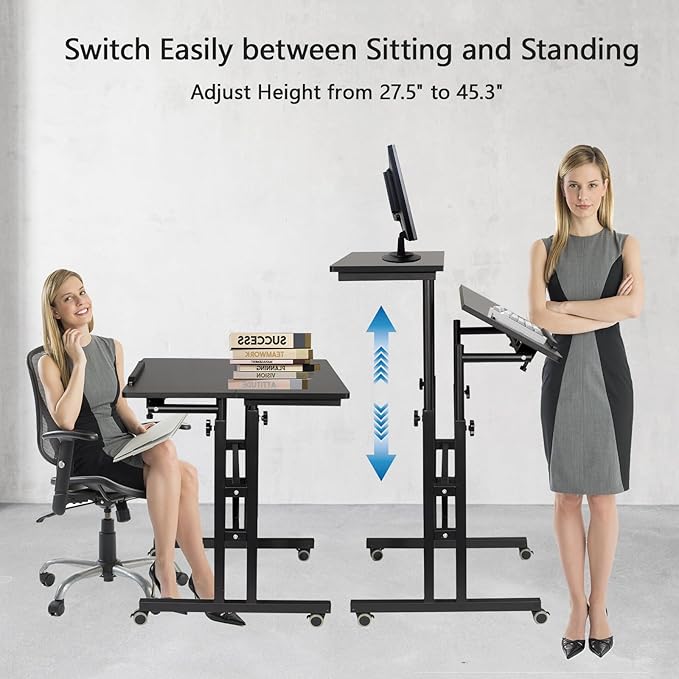 Hadulcet Mobile Standing Desk - Image 5