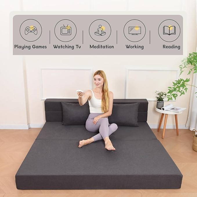 Folding Sofa Bed, Foldable Bed Sleeper Chair - Image 7