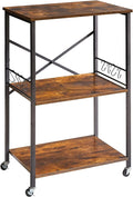 IBUYKE Kitchen Shelf Cart, 3-Tier Microwave Oven Stand, Baker’s Rack by IBUYKE