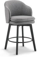 Counter Height Barstools 26 inch Upholstered Swivel Bar Stools by Kislot