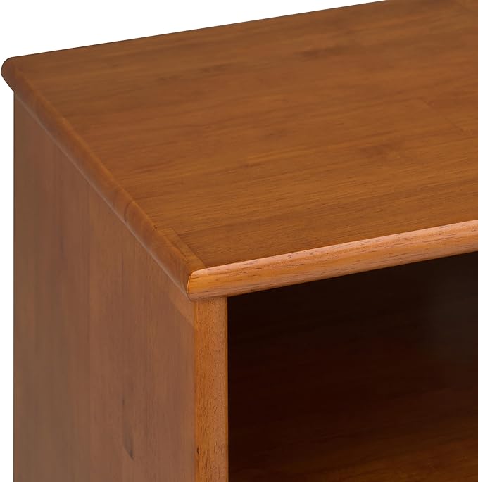 SIMPLIHOME Draper SOLID HARDWOOD 54 Inch Wide Mid Century Modern TV Media Stand - Image 7