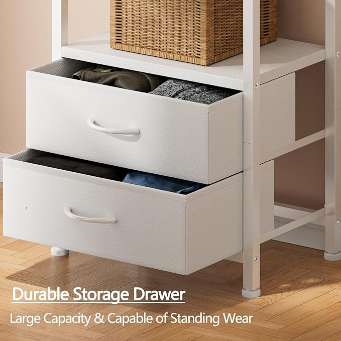 Furnulem 5-Tier Corner Shelf, Narrow Bookshelf - Image 6