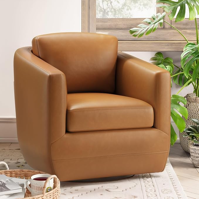 COLAMY 360° Swivel Accent Chair Set of 2 - Image 8