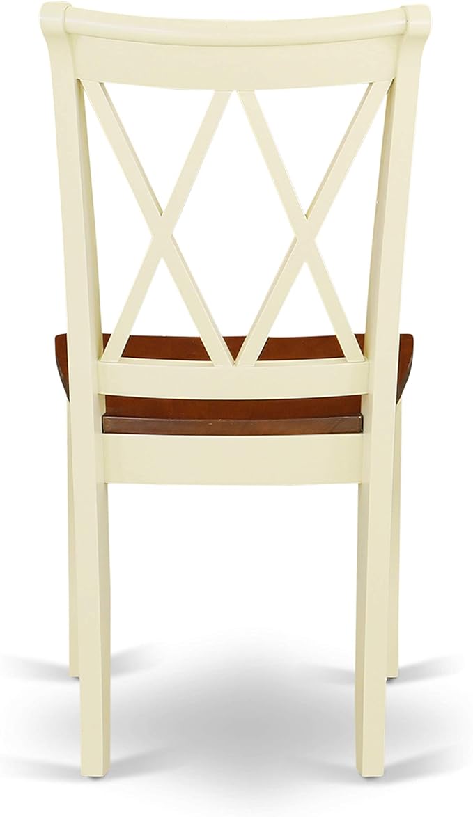 East West Furniture MZCL5-WHI-W 5 Piece Dinette Set - Image 14
