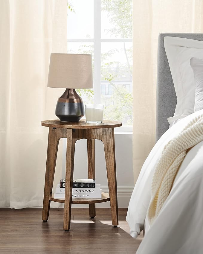 VASAGLE Side Tables, Small Round End Table - Image 9