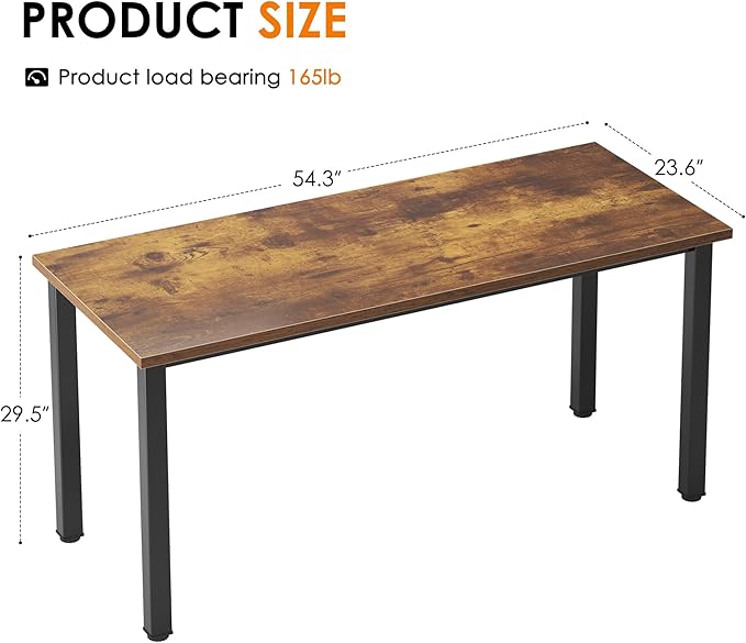 Need 54.3 Inch Large Computer Desk, Modern Simple Style Desk - Image 3