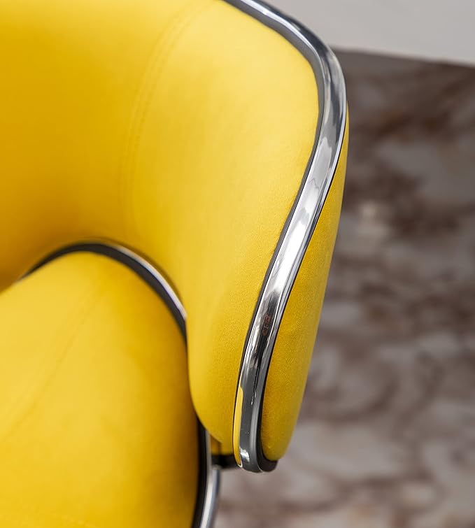 Roundhill Furniture Masaccio Velvet Upholstered Adjustable Swivel Barstool - Image 10