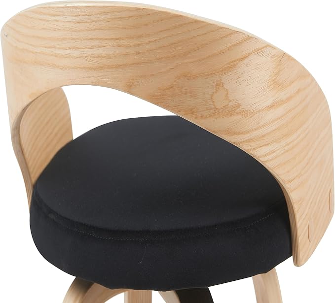 Sonia Modern Swivel Counter Height Bar Stool - Image 6