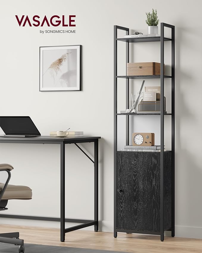 VASAGLE 6-Tier Bookshelf, Tall Bookcase - Image 2
