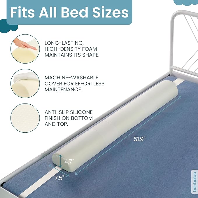 BANBALOO | Bed Bumper for Toddlers 53" | Bed Rails for Queen, Full-Size Bed | - Image 4