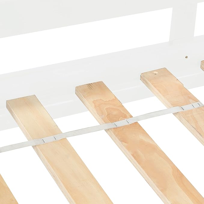 HomSof Twin Over Twin Low Floor Loft Bed - Image 8