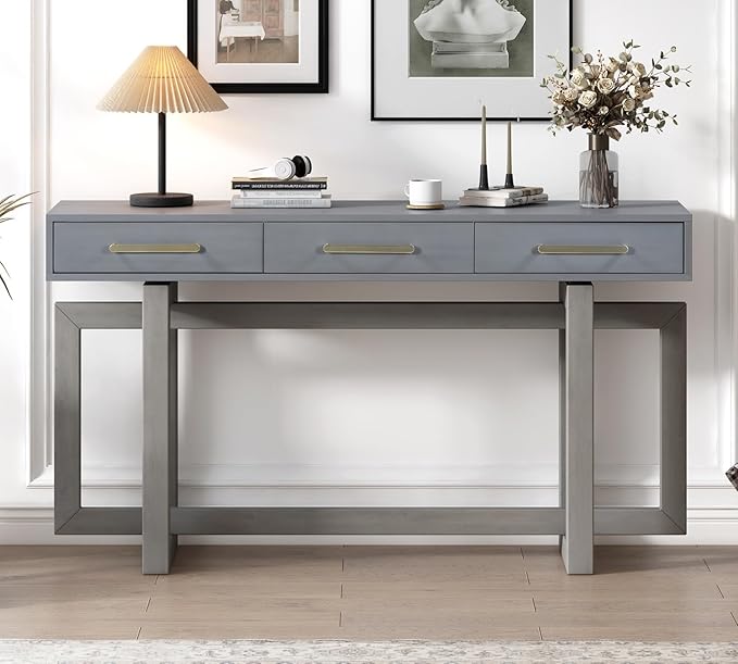 57” Entryway Console Sofa Table - Image 3