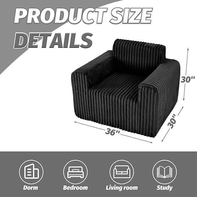 HABUTWAY Giant Bean Bag Chairs for Adults - Image 2