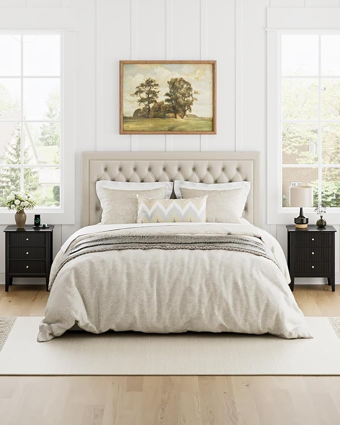 Fluted Nightstand, Farmhouse Night Stand - Image 9