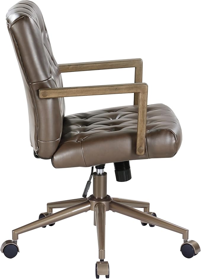 OSP Home Furnishings Waltham Adjustable Height and Tilt, Swivel Home Office - Image 6
