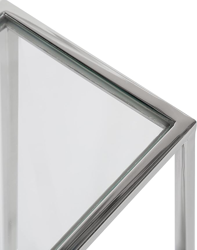 Kate and Laurel Jaspur Modern Slim End Table, Decorative Glam Side Table - Image 5