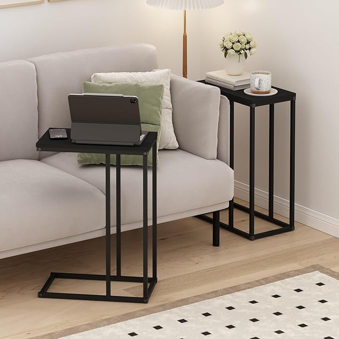 Furinno Camnus Modern Living Sofa Side Table - Image 2