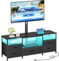 HOOBRO TV Stand with Mount and Power Outlet, by HOOBRO