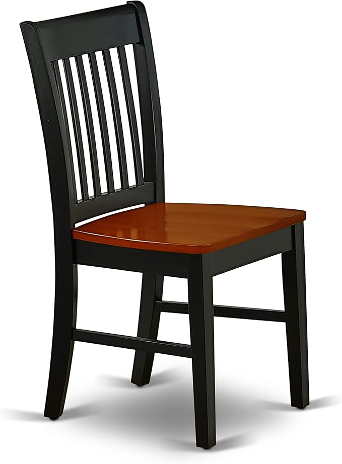 East West Furniture QUNO5-BCH-W 5 Piece Kitchen Table & Chairs Set Includes a - Image 8
