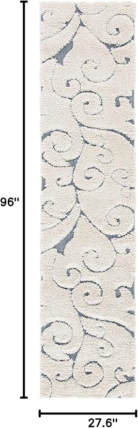 Safavieh Florida Shag Collection Runner Rug - Image 2