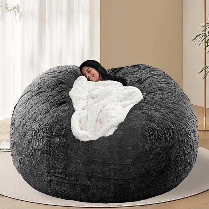 BCU Oversized Bean Bag Cover Comfy Beanbag Chair by BCU