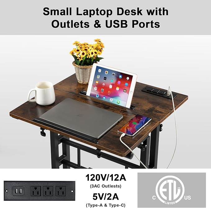 Hadulcet Mobile Standing Desk - Image 4