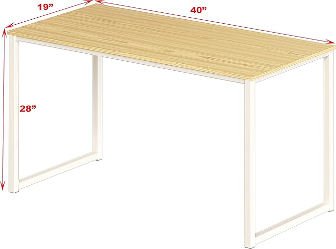 SHW Mission 40-Inch Home Office Computer Desk - Image 3