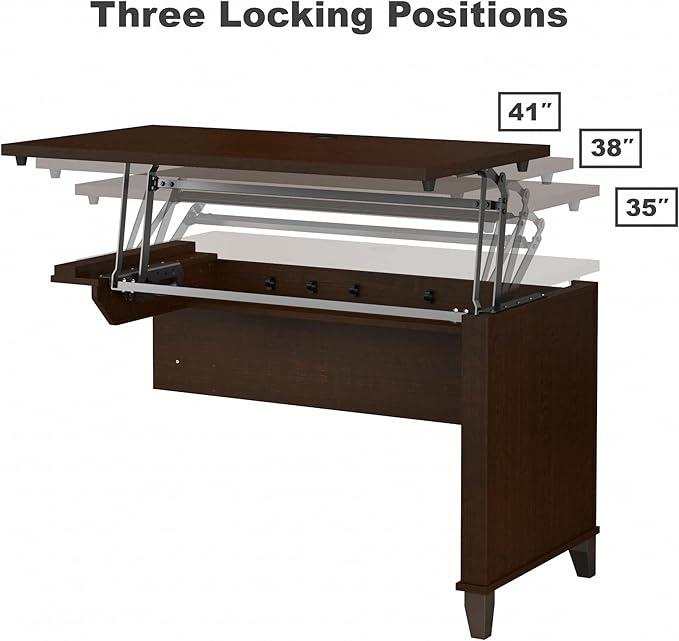 Bush Furniture Somerset 72W 3 Position Sit to Stand L Shaped Desk - Image 10