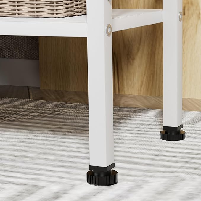 VECELO Modern Nightstands X-Design Side End Table Night Stand - Image 7