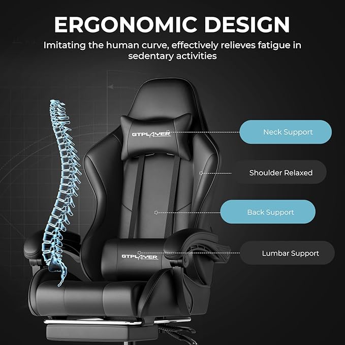 GTPLAYER Gaming Chair, Computer Chair - Image 8