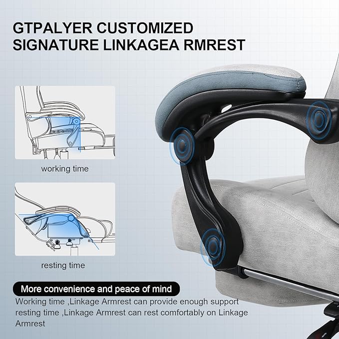 GTPLAYER Gaming Chair, Computer Office Chair - Image 6