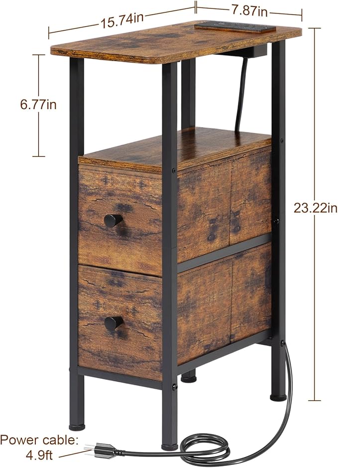 Narrow End Table Living Room - Image 3