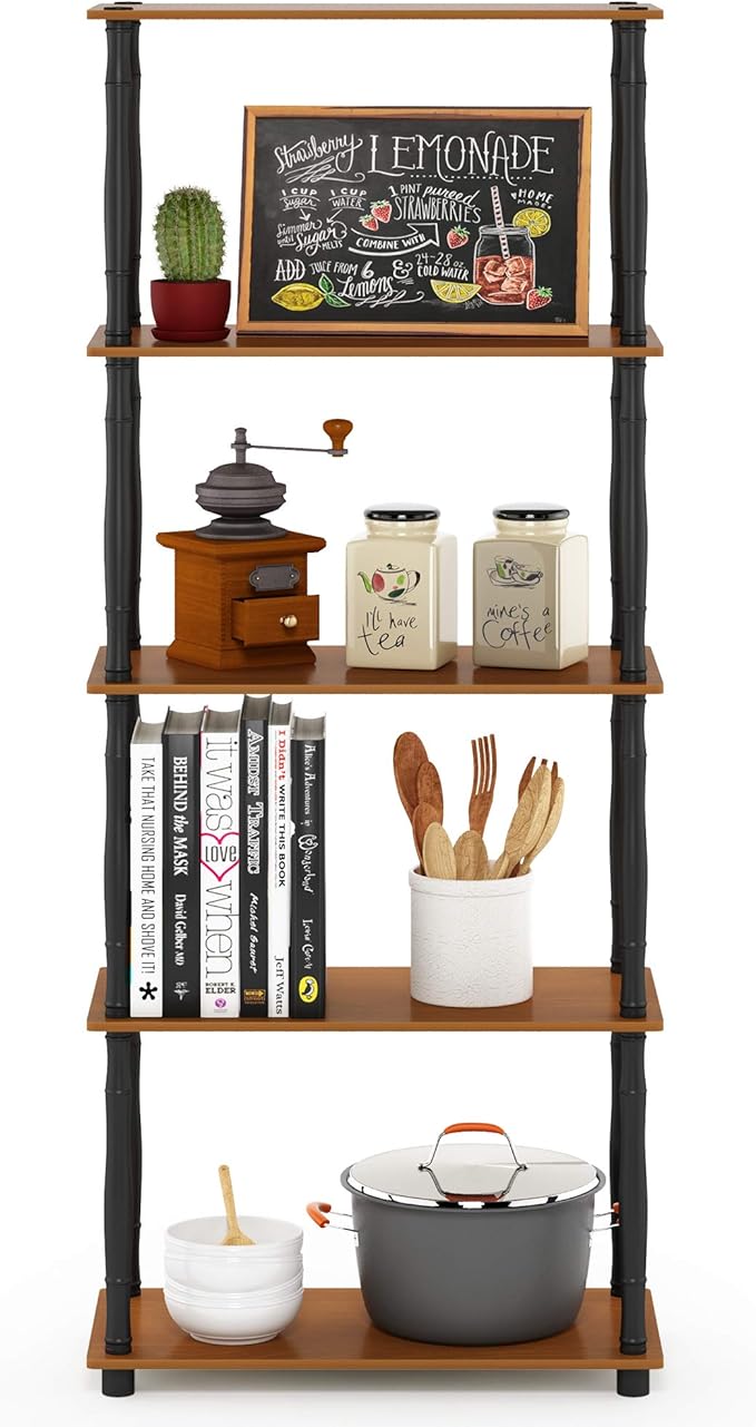 Furinno Turn-N-Tube 5-Tier Multipurpose Shelf / Display Rack / Storage Shelf / - Image 4