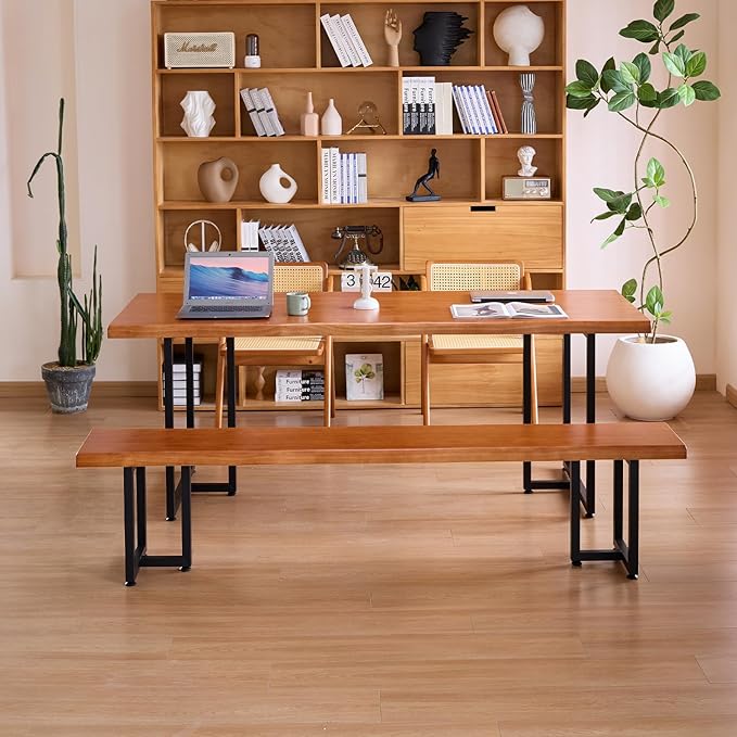 Durable Solid Wood Top Bench - Image 7