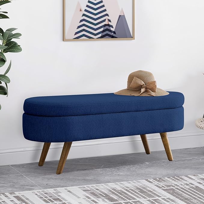 NicBex Ottoman Bench with Storage - Image 2