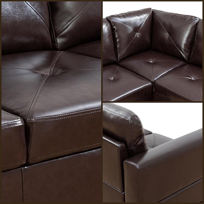 L Shaped Sectional Couches, Modern Modular Sectional Sofa - Image 6