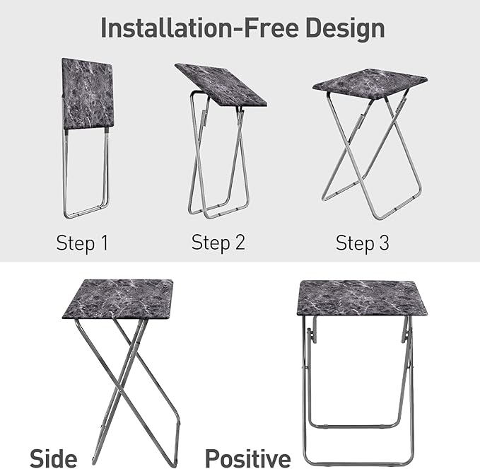 Garden 4 you Folding TV Tray Table, TV Dinner Table - Image 4