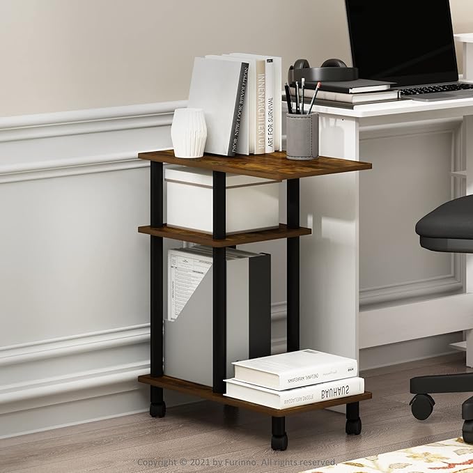 Furinno Turn-N-Tube C Shaped Side Table - Image 4