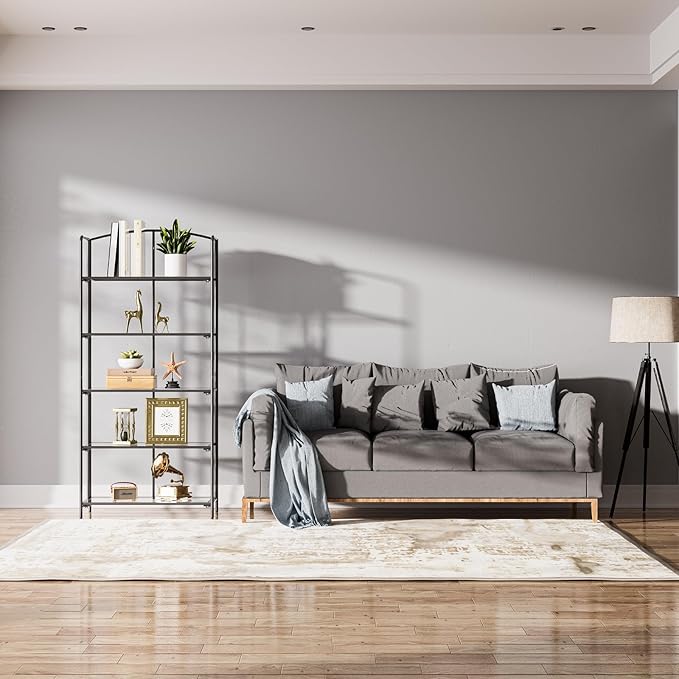 Crofy No Assembly Folding Bookshelf - Image 5