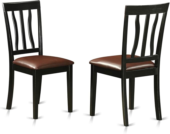East West Furniture PFAN9-BCH-LC 9 Piece Dining Room Table Set Includes a - Image 6