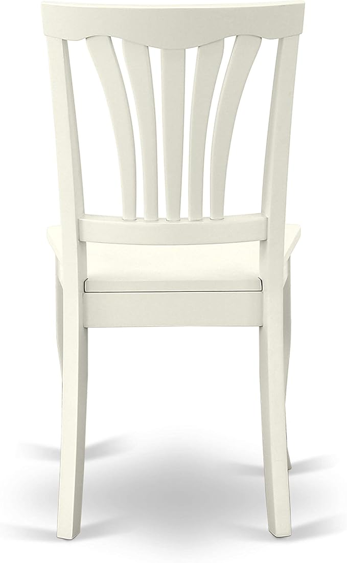 East West Furniture LGAV7-LWH-W 7 Piece Dining Room Table Set Consist of a - Image 11