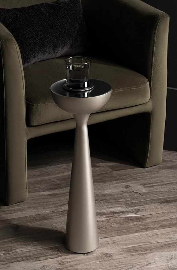 Kate and Laurel Chandon Mid-Century Sophisticated Drink Table; 8 x 8 x 23; - Image 4